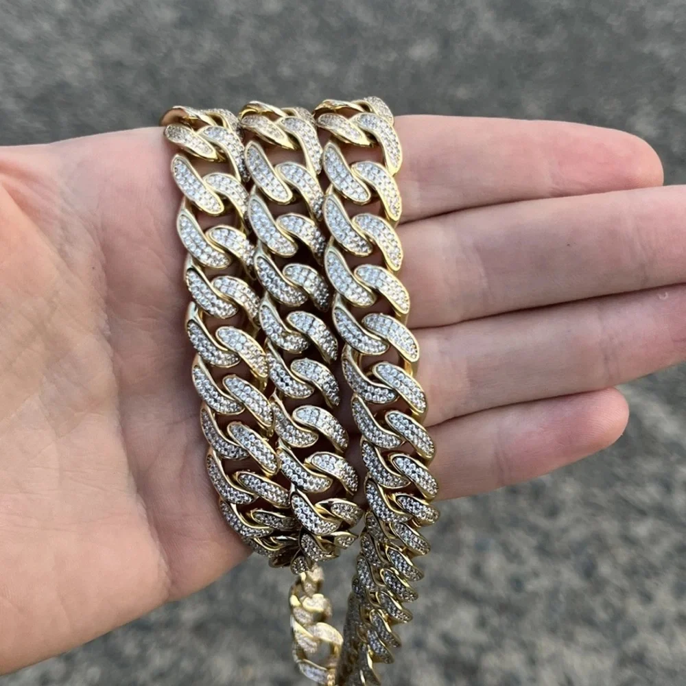 Harlem Bling Iced Out Cuban Link Chain